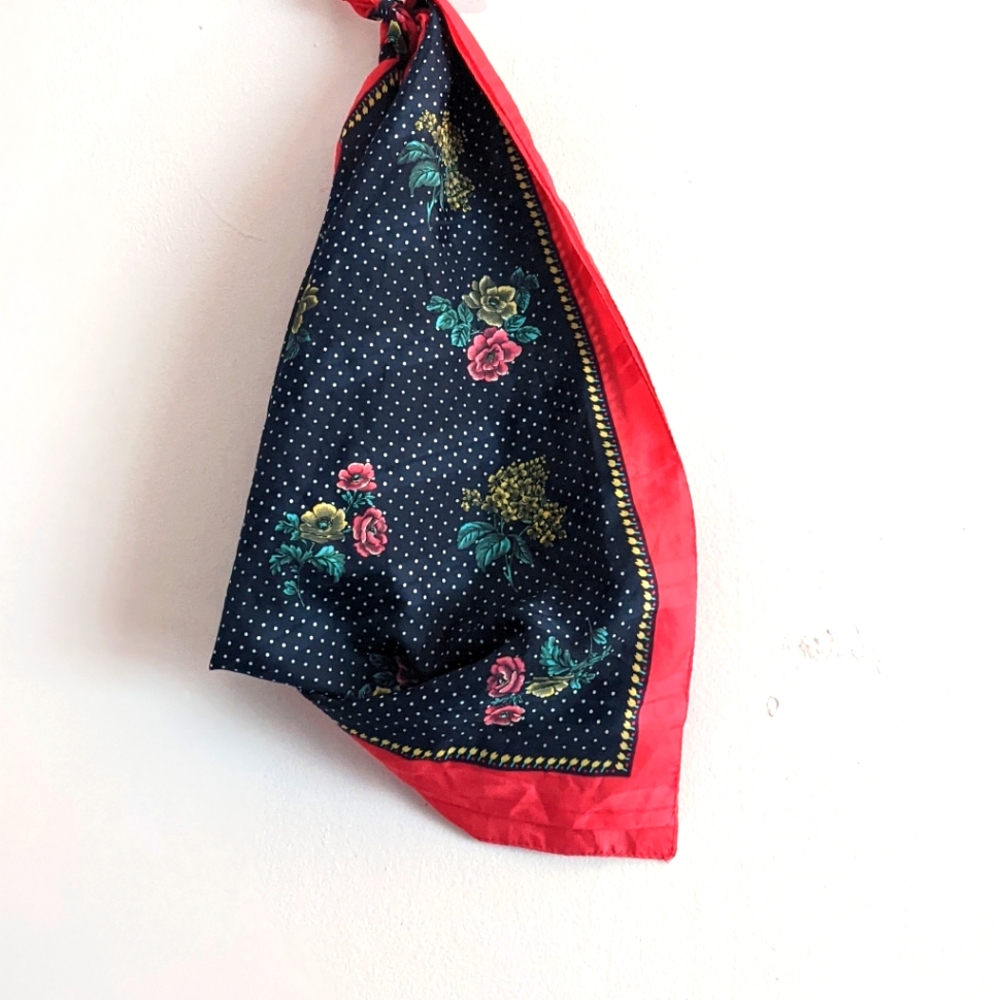 Vintage Floral Scarf